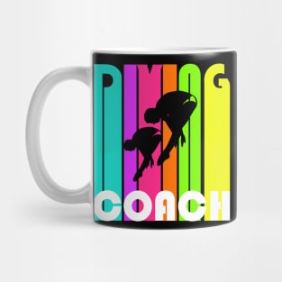 Platform Diving Coach Springboard Diver Silhouette Diving Trainer Gift Mug